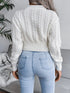 'Suri' Cable-Knit Sweater - Celes Fashion